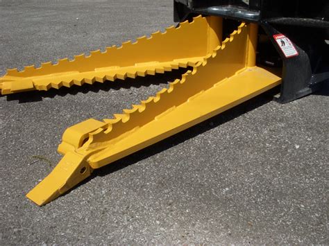 skid steer attachment tree puller